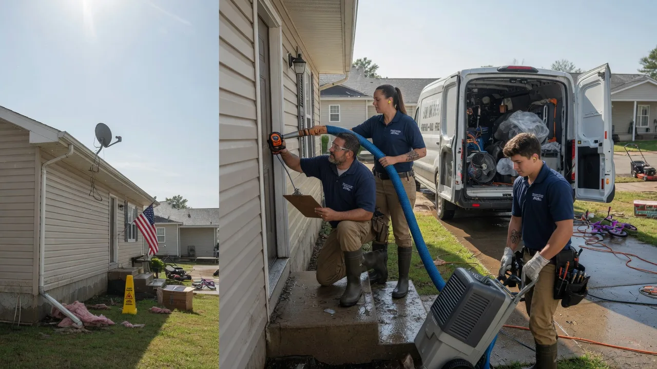 Ceiling Water Damage Restoration in Stewart, OH near me